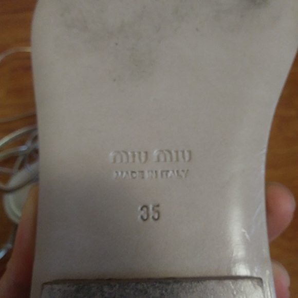 *HOST PICK* Miu Miu Lace-Up Gladiator Sandals, 5 - Picture 7 of 8